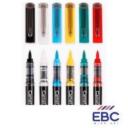 CAMEL Acrylic Brush Markers - Set of 6 